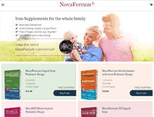 Tablet Screenshot of novaferrum.com